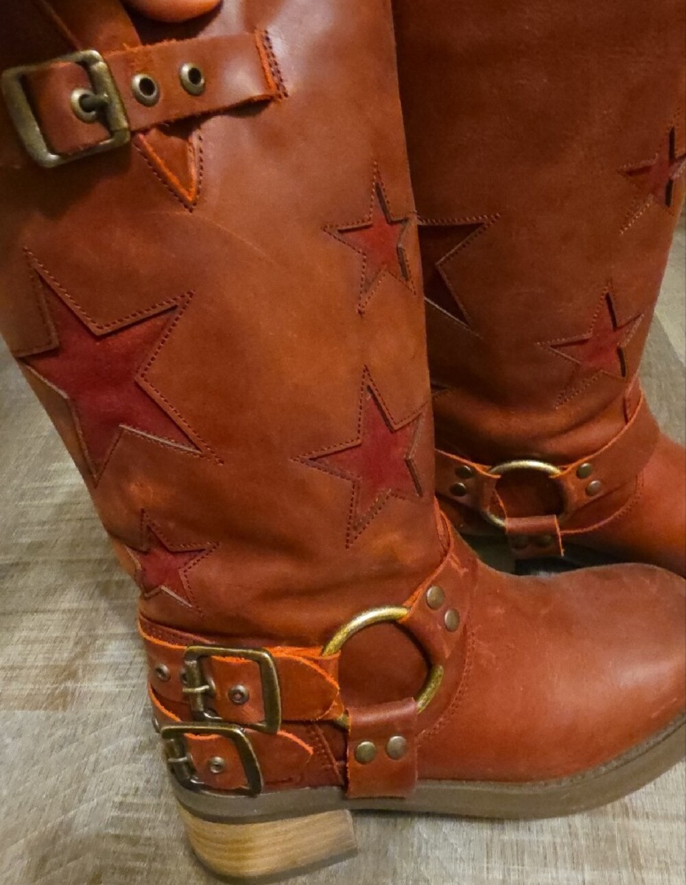 dingo Brown Star-Accent Kids Riding Boots - Picture 4 of 6